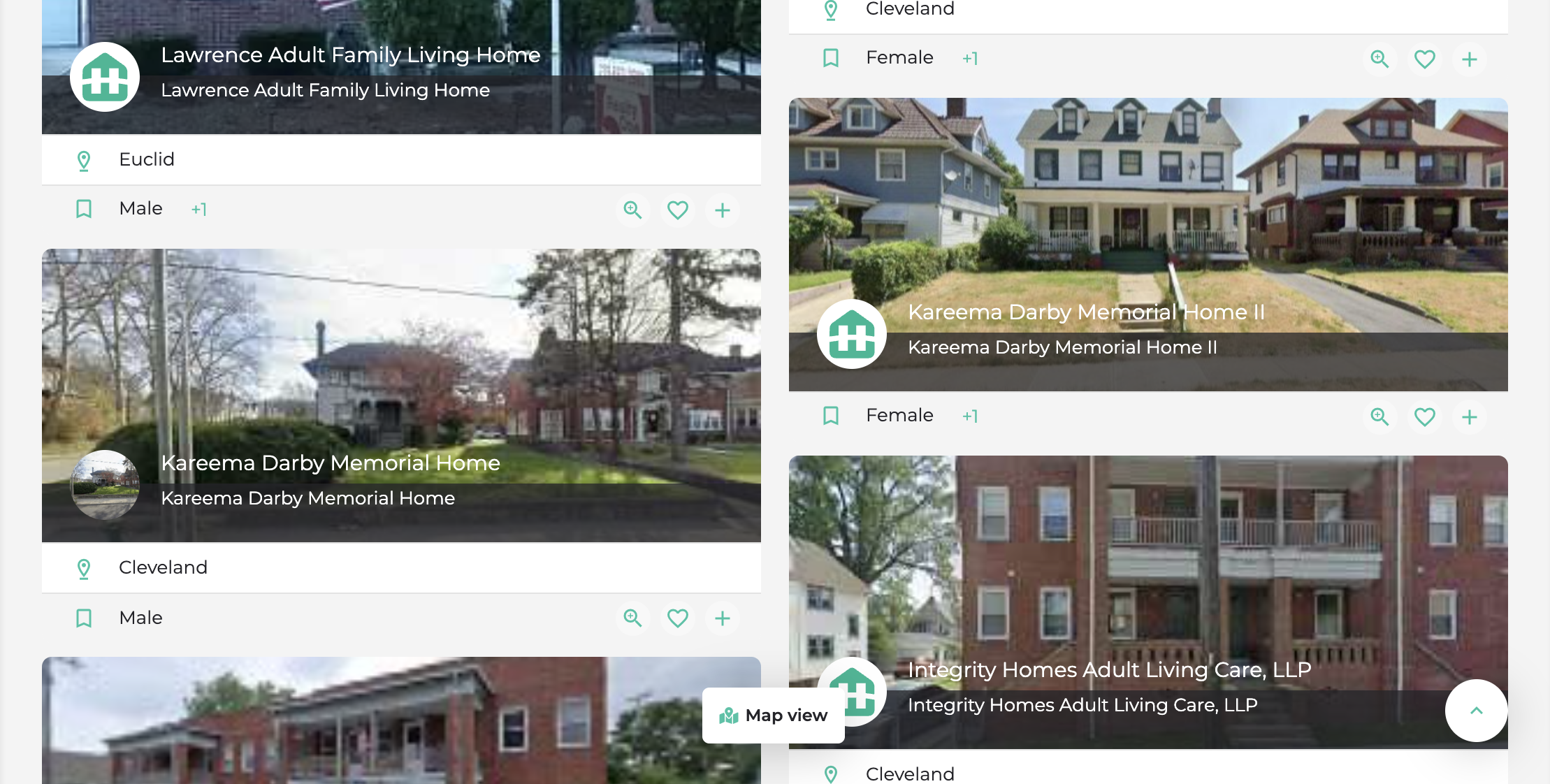 Group home search